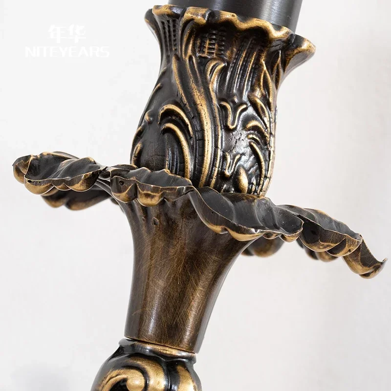 Description Picture 5 of itemFrench copper candle wall lamp hotel palace villa retro wall lamp indoor bedroom bedside