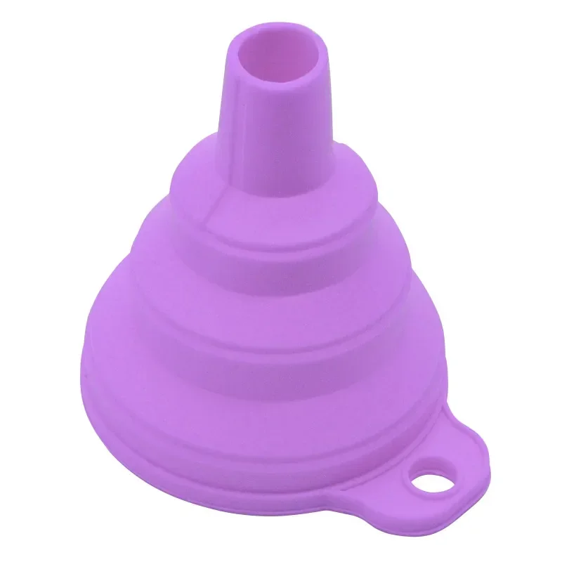 Kitchen Silicone Funnel Foldable Funnel for Filling Water Bottle With Liquid Transfer Portable Oil Pot Funnel Kitchen Gadgets