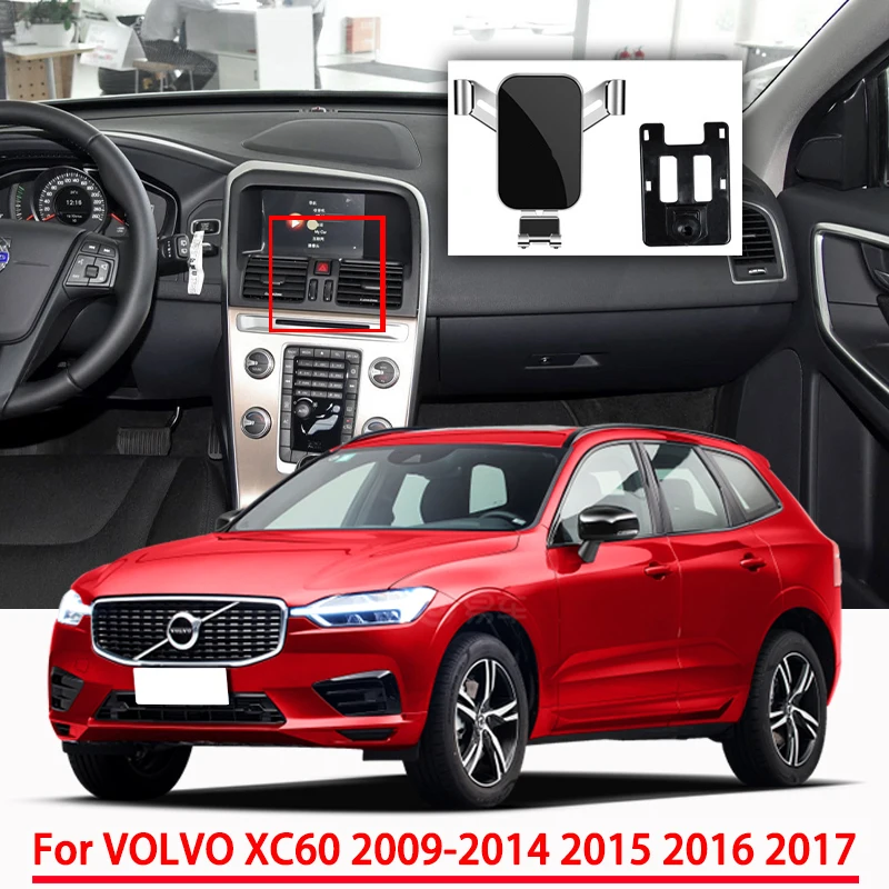 Car Accessories Mobile Phone Holder for VOLVO XC60 20092015 2016 2017 Gravity Navigation