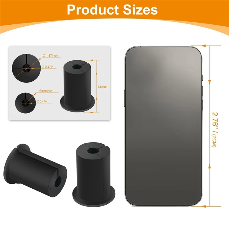【Hot New Release】 A24F-2Pcs Cable Routing Kit For Starlink, Cable Feed Through Bushings For 1Inch Wall Hole, Ethernet Cable Wall Grommet.