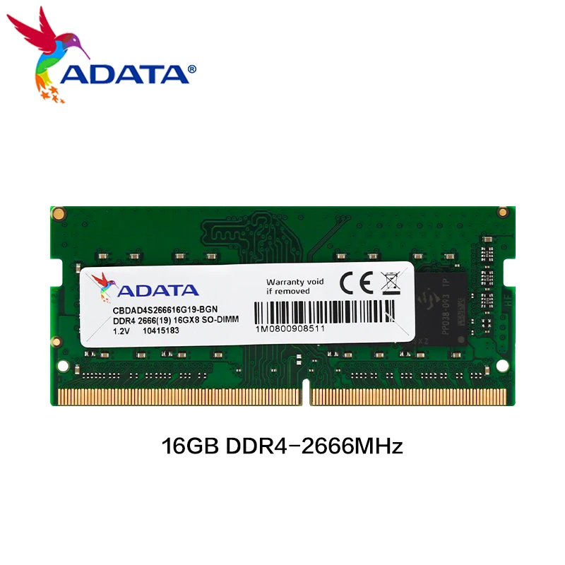 기존 ADATA Premier Memoria RAM DDR4 3200MHz 2666MHz 8GB 16GB 32GB SO-DIMM 컴퓨터 노트북 노트북 용 랜덤 액세스 메모리