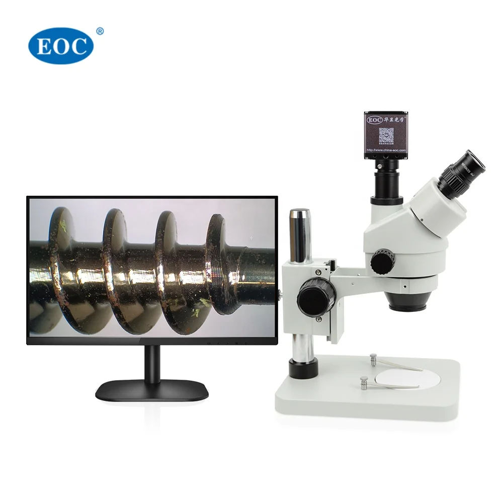 

EOC Digital 0745 microscope for electronic PCB jewelry cellphone Stereo Binocular trinocular Microscopefor Trinocular