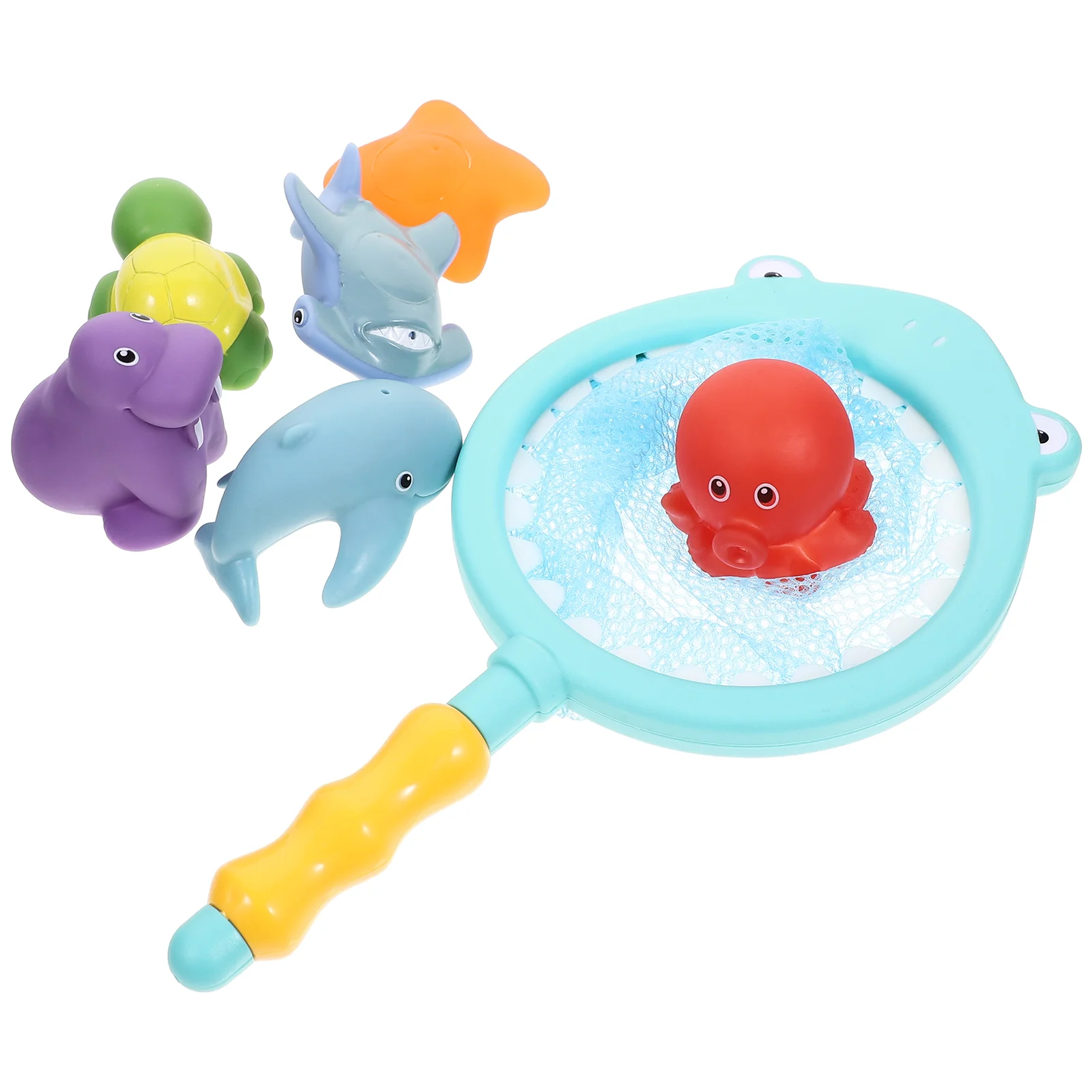 

Children's Water Spray Temperature-sensitive Color-changing Animal Bathroom Toy Shark Fishing Shower for Toys Net Baby Tub