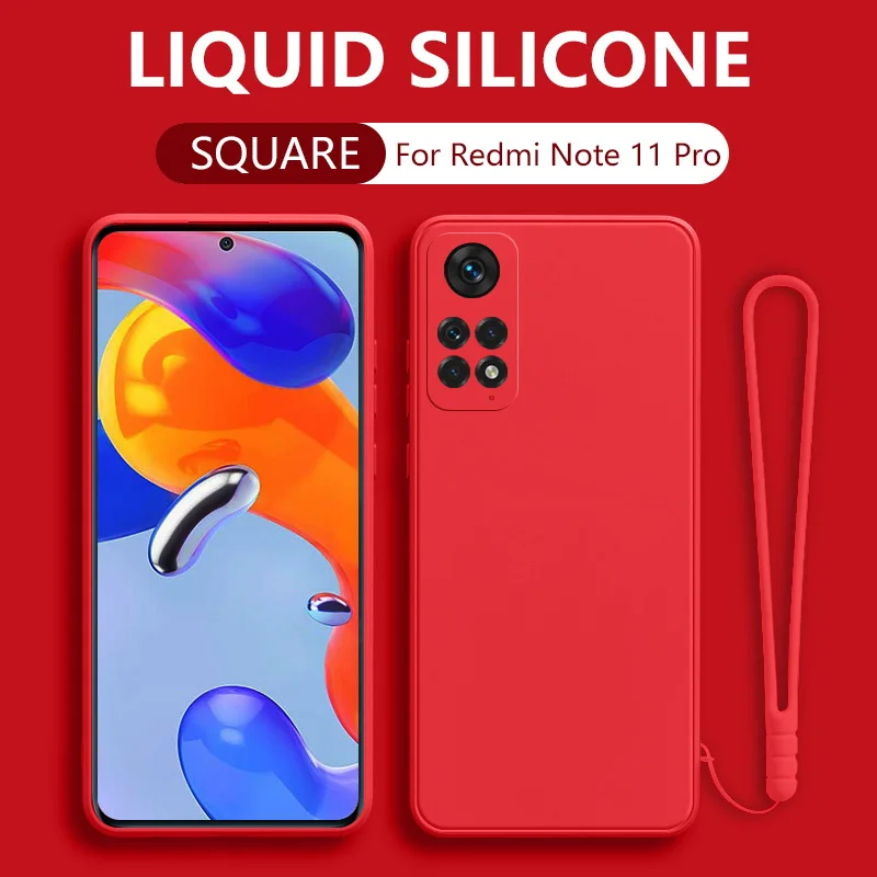 Carcasă din silicon lichid pentru Xiaomi Redmi Note 11 10 9 Pro 11s 10s 9s 11E 11T Poco F3 X3 M3 M4 Pro Mi 11 Lite 5G NE_voghion.com