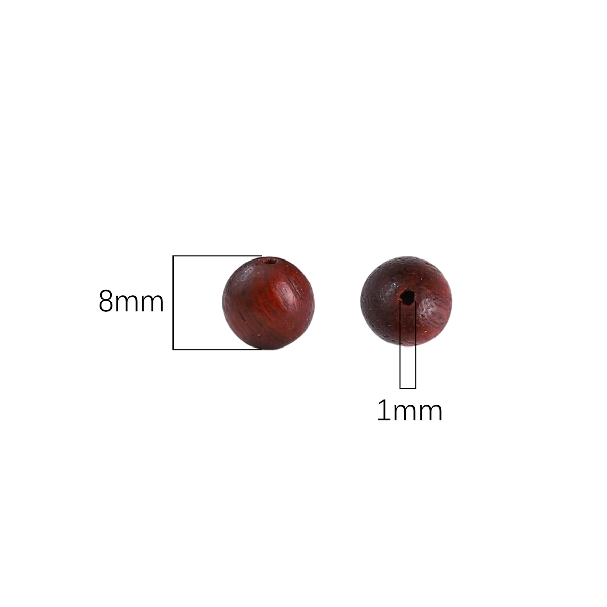 50 개/몫 8mm 빈티지 천연 나무 라운드 구슬 보석에 대 한 흩어져 스페이서 나무 구슬 팔찌 공예 DIY 액세서리 만들기
