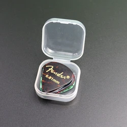 Premium Celluloid Guitar Picks Set with Storage Box (Assorted Thicknesses) (0.71mm x 20pcs)