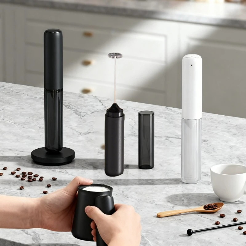 Rechargeable Handheld High-Speed Electric Milk Frother and Foam Maker