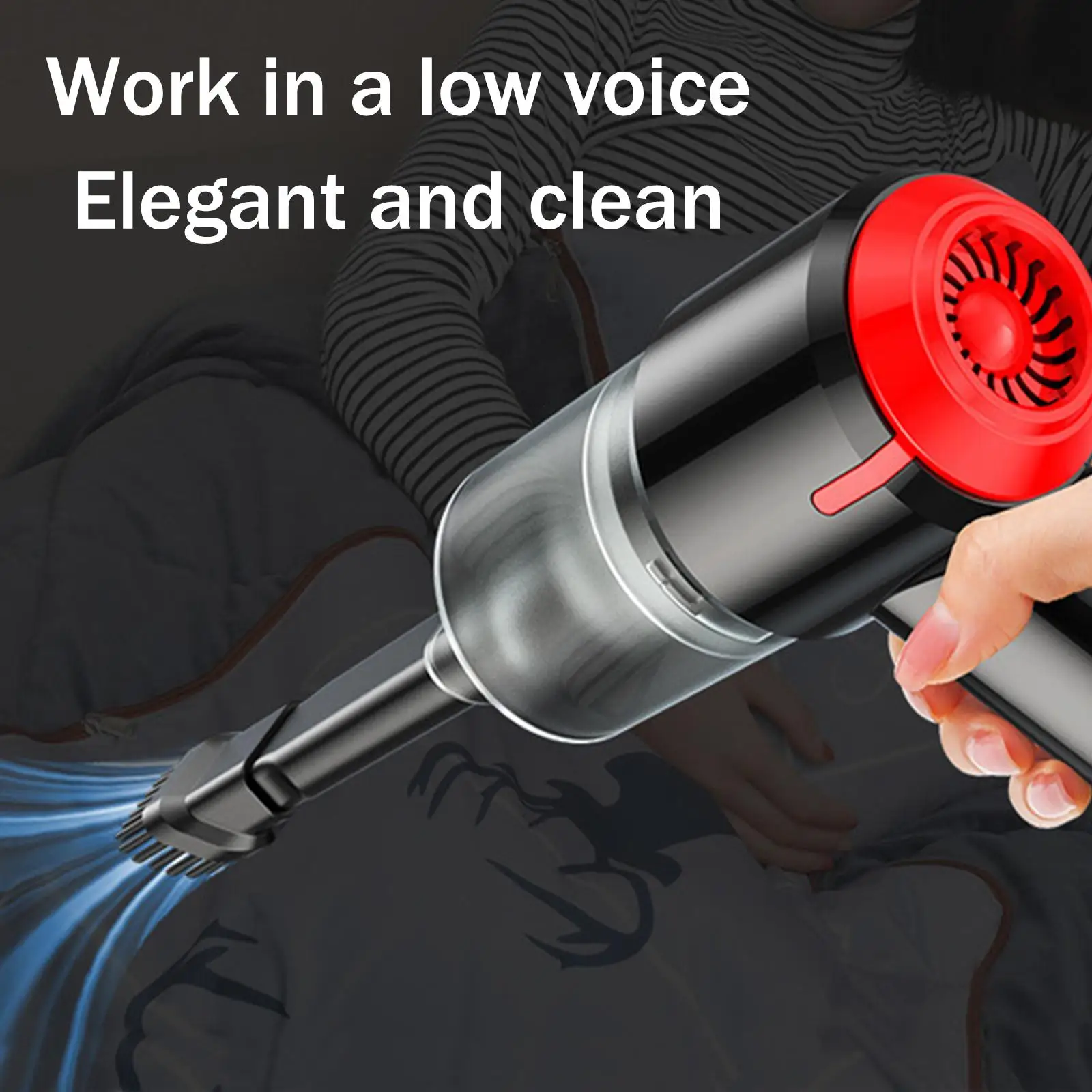 Aspirateur De Voiture Portable Xiaomi - Mini Et Sans Fil, Parfait Pour Le Nettoyage Rapide !
