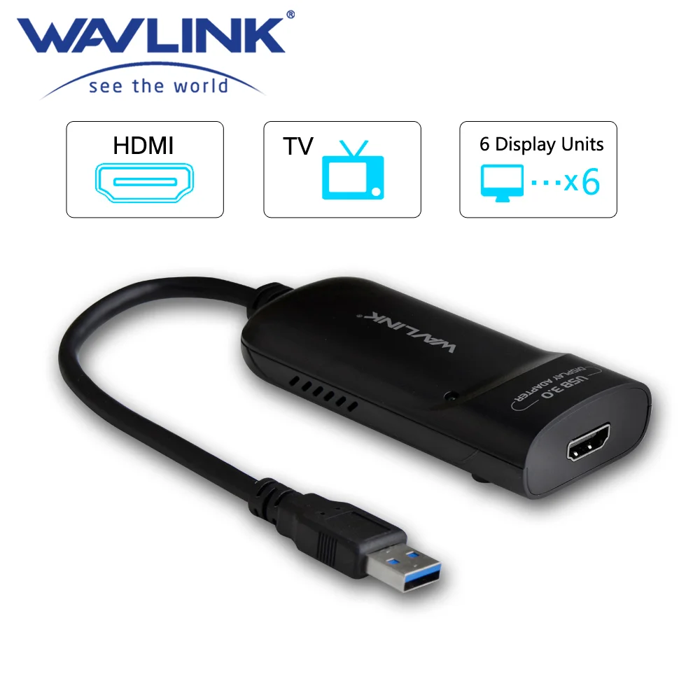 Wavlink USB 3.0 To HDMI/Multi Monitor Video Graphic Adapter HD