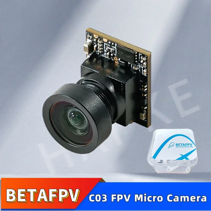 BETAFPV C03 Micro Caméra FPV 1200TVL CMOS 1/3″ – Objectif 2.1mm FOV 160°, NTSC 4:3, Pour Drones Whoop Meteor Et Micro Canopy