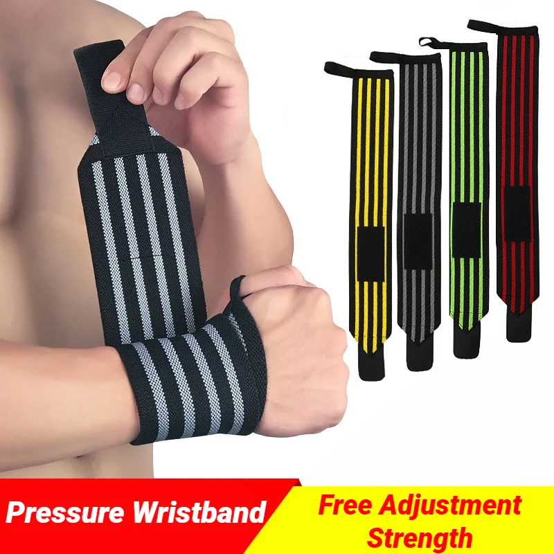 Weightlifting Straps Adjustable Wristband Wrist Support Sports Gloves Brace Straps Protective Gear Strap Guards