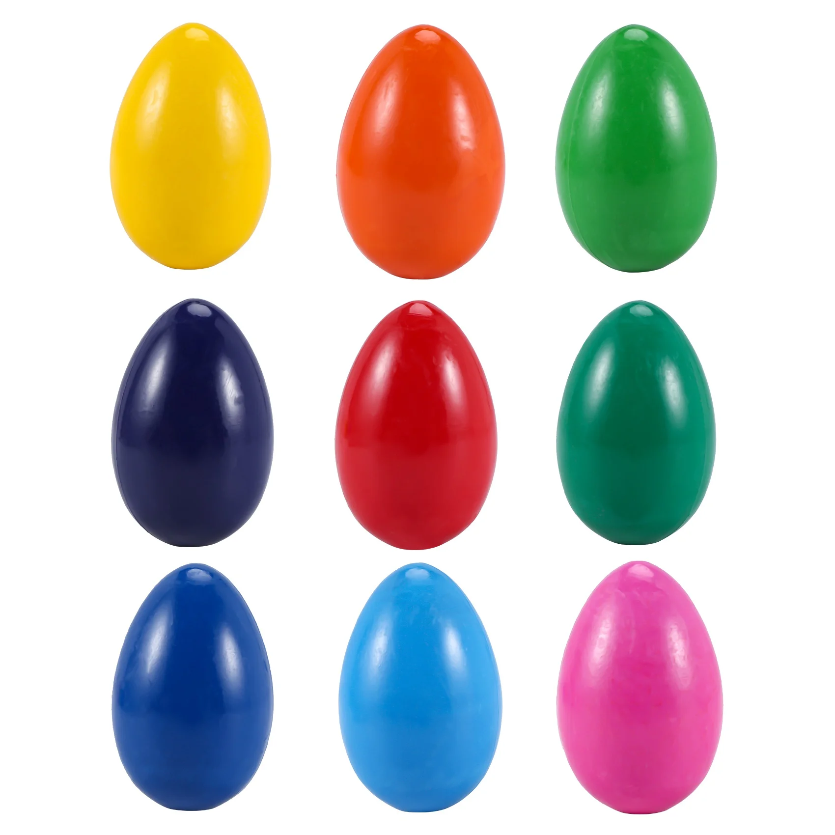 9 Colors Solid Egg Shape Crayons Non Toxic Washable Painting Drawing Wax  for Baby Kids Art Supplies