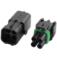 4Pin 2.5mm GM Automotive Weather Pack Waterproof Connector Male Female Plug Socket DJ3041Y-2.5-11/21  For GM 4