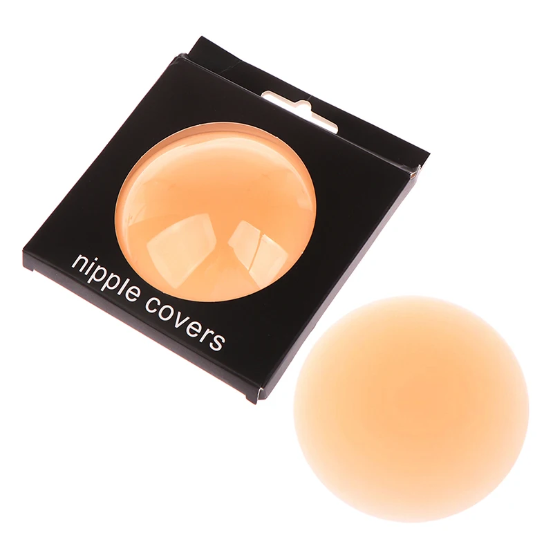 

Invisible Silicone Skin Color Nipple Cover Self Adhesive Breast Chest Bra Pasties Pad Mat Stickers Accessories For Women