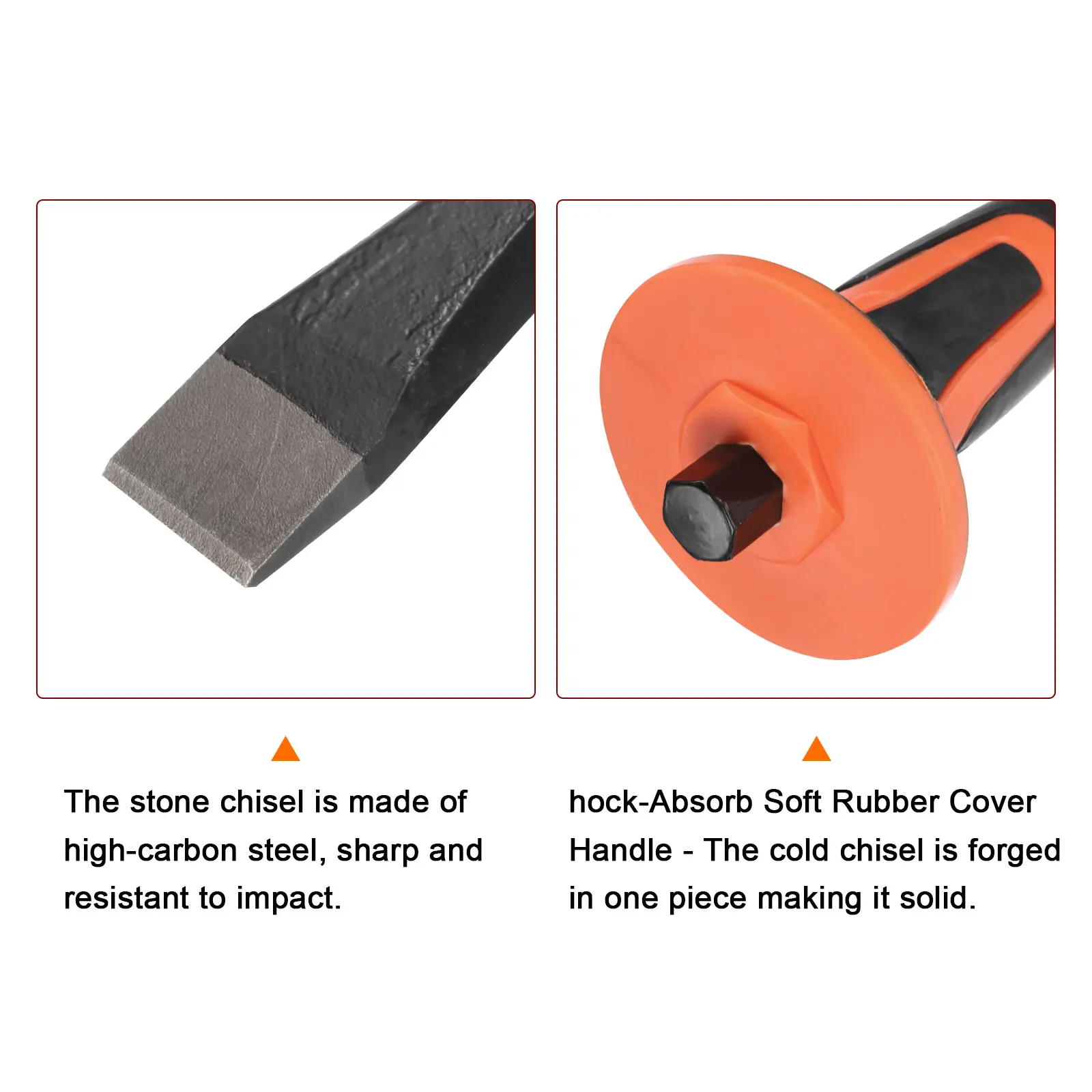 Masonry Chisel with Hand Guard 5