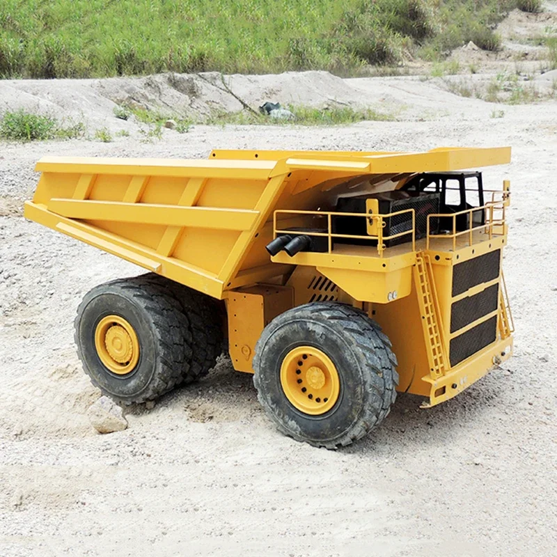 1/12 RC Truck Metal Heavy Engineering Dump Truck Model Radio Remote Control Boys RC Car Toy 6