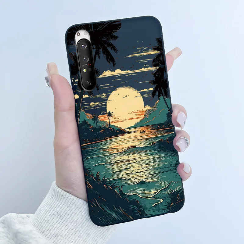 Luxury Cute Cat & Love Rabbit Black Silicone Soft Phone Case