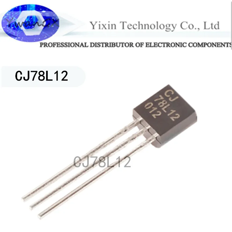 

50 шт. cj78l12 встроенный Трехконтактный регулятор to92 выход 12 В 100 мА 78l1 2 новый бренд