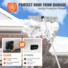 VEVOR Snow Roof Rake 25" Blade Snow Removal Tool 21ft Aluminium Roof Shovel W/anti-Slip Handle for House Roof Snow &Protection 5