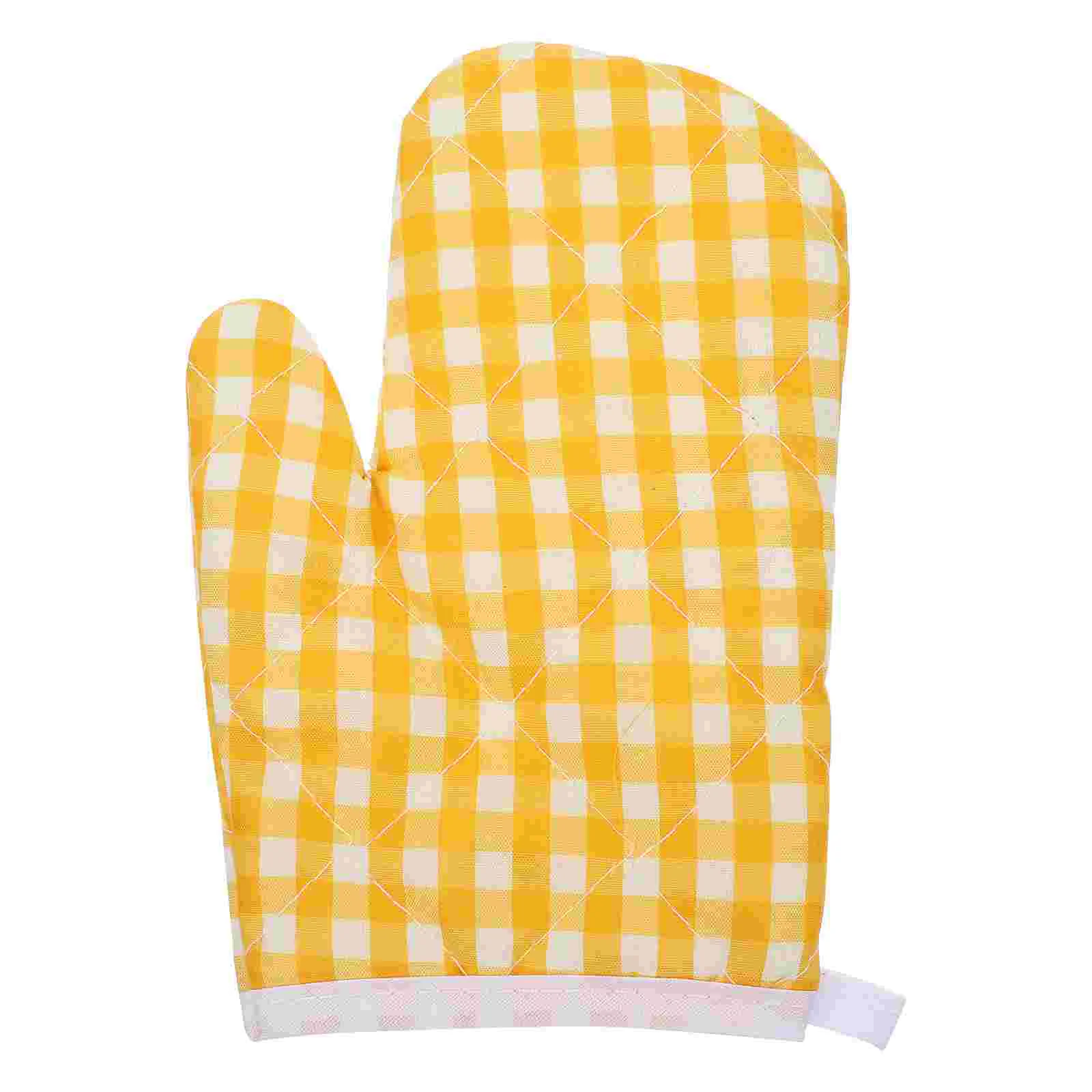 

Oven Mitts Gloves Heat Resistant Kitchen Mittens Children Microwave Cooking Anti For Girl Hot And Kid Grilling Glove Baking