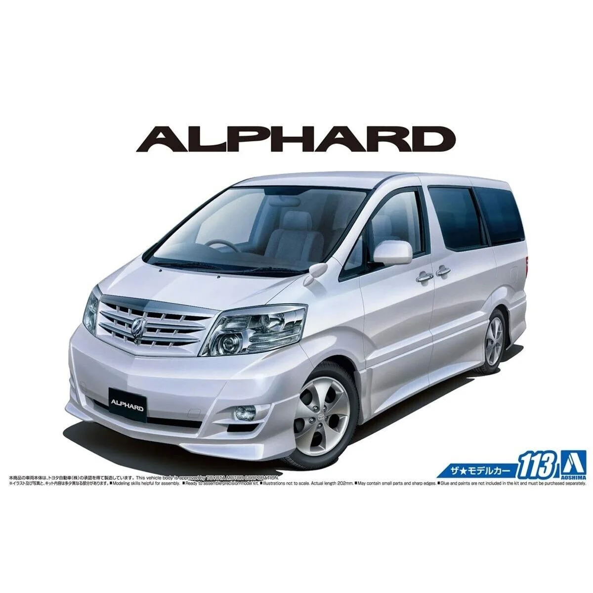 

Модель 1/24 aoshin NH10W Alphard G/V MS/AS '05 05749