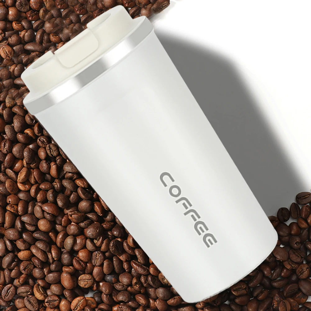 380ml/500ml Coffee Mug 304 Stainless Steel Insulation Cup Leakproof Direct  Drinking Water Bottle Environmentally for Home Office