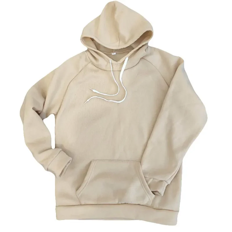 New Plush Fashion Casual Women's Autumn and Winter Hooded Sweater and Trousers Set