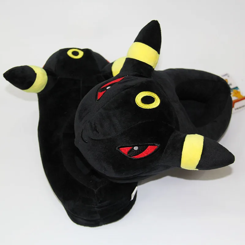 Peluches Pokémon pour enfants et adultes, Anime, Pikachu, Eevee, Umbreon, Simpson, Kawaii, Chaussons chauds, Chaussures d'intérieur pour la maison, Nouveau, Hiver - AliExpress