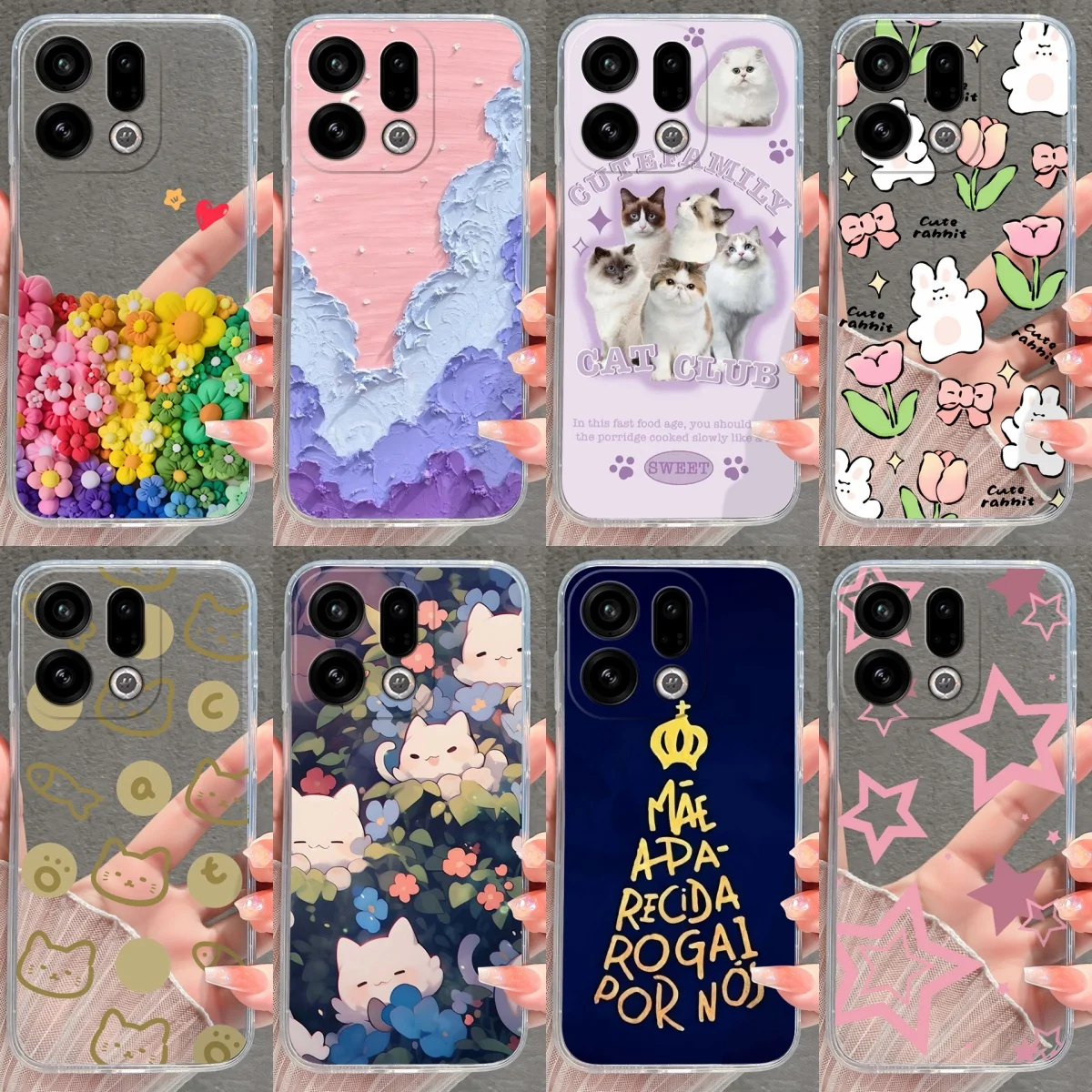 Cute Kitten Star Clear Bumper Case - Durable Simplicity, Full Protection
