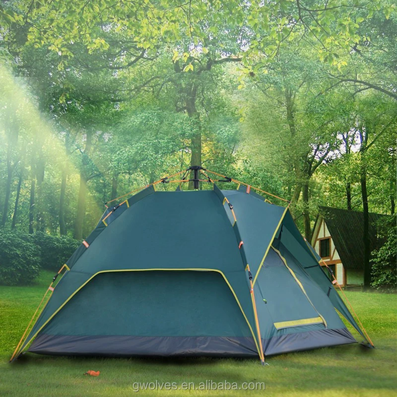 3-4 Person Automatic Family Portable Camping Tents for Outdoor hiking