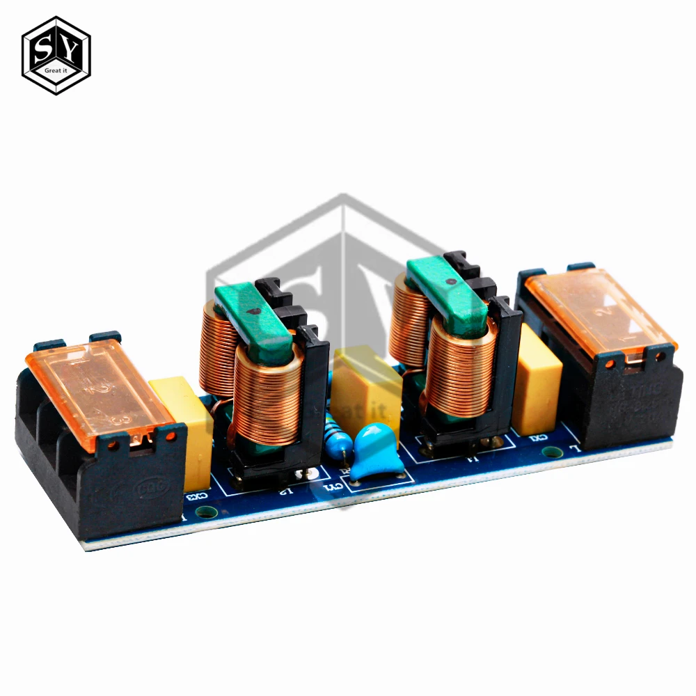 1PC 6A Filtro di Alimentazione EMI Ad Alta Frequenza 2 Stage di Alimentazione EMI Filtro Scheda Filtro passa-basso per la Conversione di Frequenza - immagine 3