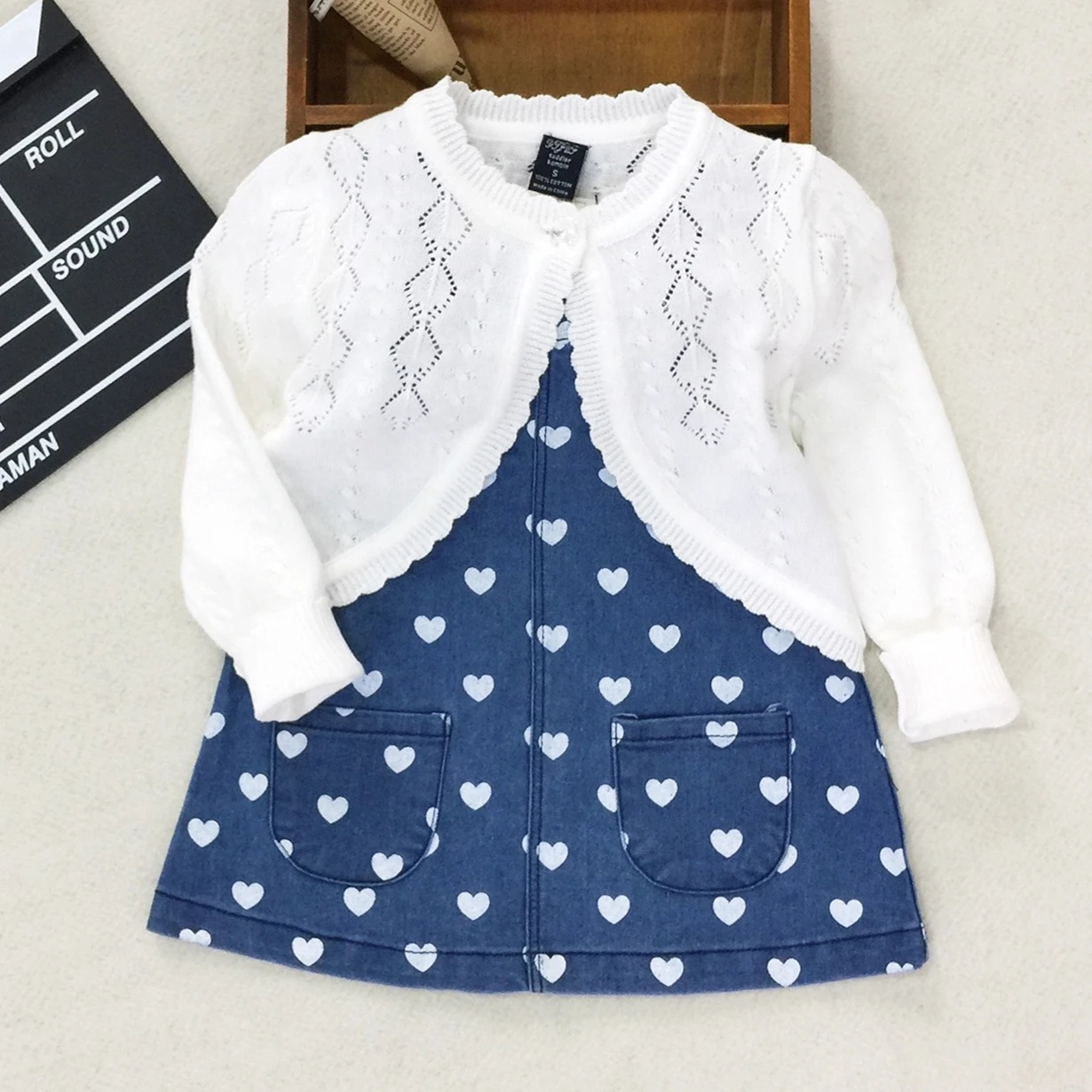 0-4yrs Baby Girl Jacket Gray Baptism Cardigan Sweater Pink Baby Cotton Shrug For 1 2 3 4 Years Old Clothes OGC215407