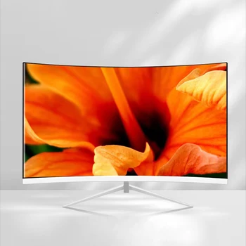 커브드 모니터 FHD 1080P 75Hz 게임용 모니터, VA LED 컴퓨터 모니터, HDMI VGA, 기울기 조절 가능, 1500R, 아이 케어, 27 인치