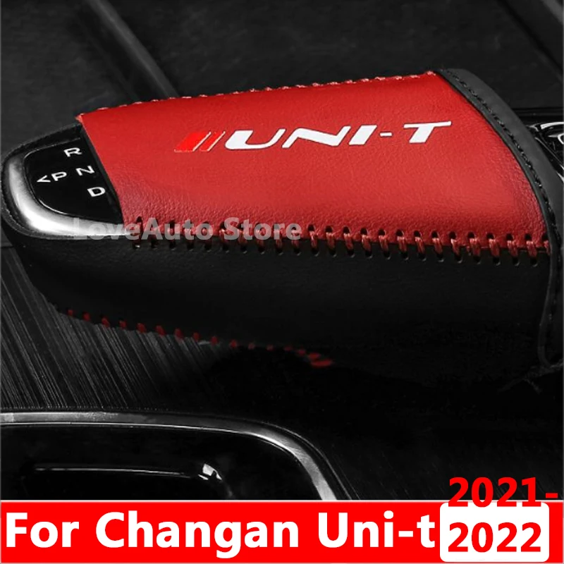 

Car Leather Knob Cover for Changan Uni-t Unit 2021 2022 Gear Head Shift Knob Cover Gear Shift Collars Case Accessories