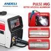 ANDELI 220V MIG Welding Machine LED Screen MIG TIG MMA 3 in 1 Welding without Gas Synergy MIG Welder 3