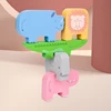 Wooden Animal Stacking Block Game Shape Matching Puzzle Balance Toy Montessori Fine Motor Training Educational Toys For Children 3