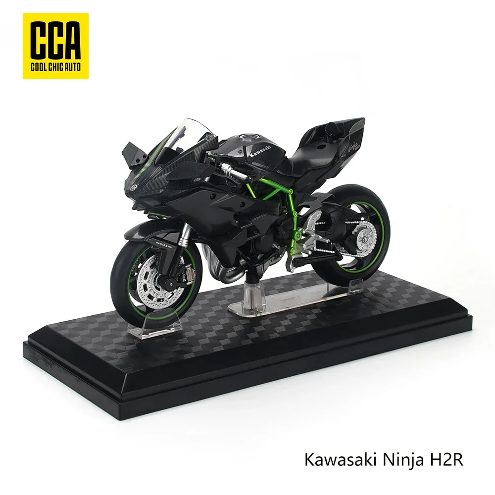 

CCA 1:12 Kawasaki Ninja H2R Лицензированная модель мотоцикла из сплава для мотокросса Коллекция игрушечных автомобилей подарок производство литья под статическим давлением