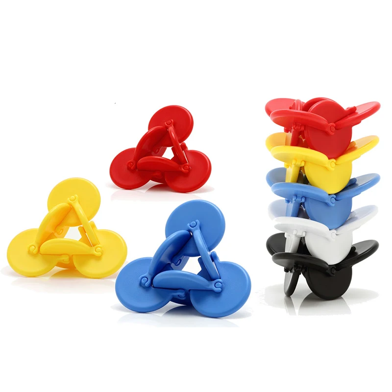 Colorful For Autists Adult Sensory Stress Relief Toy Creative Kinetic Exquisite Rotating Anti-stress Ring Fidget Roller Flip