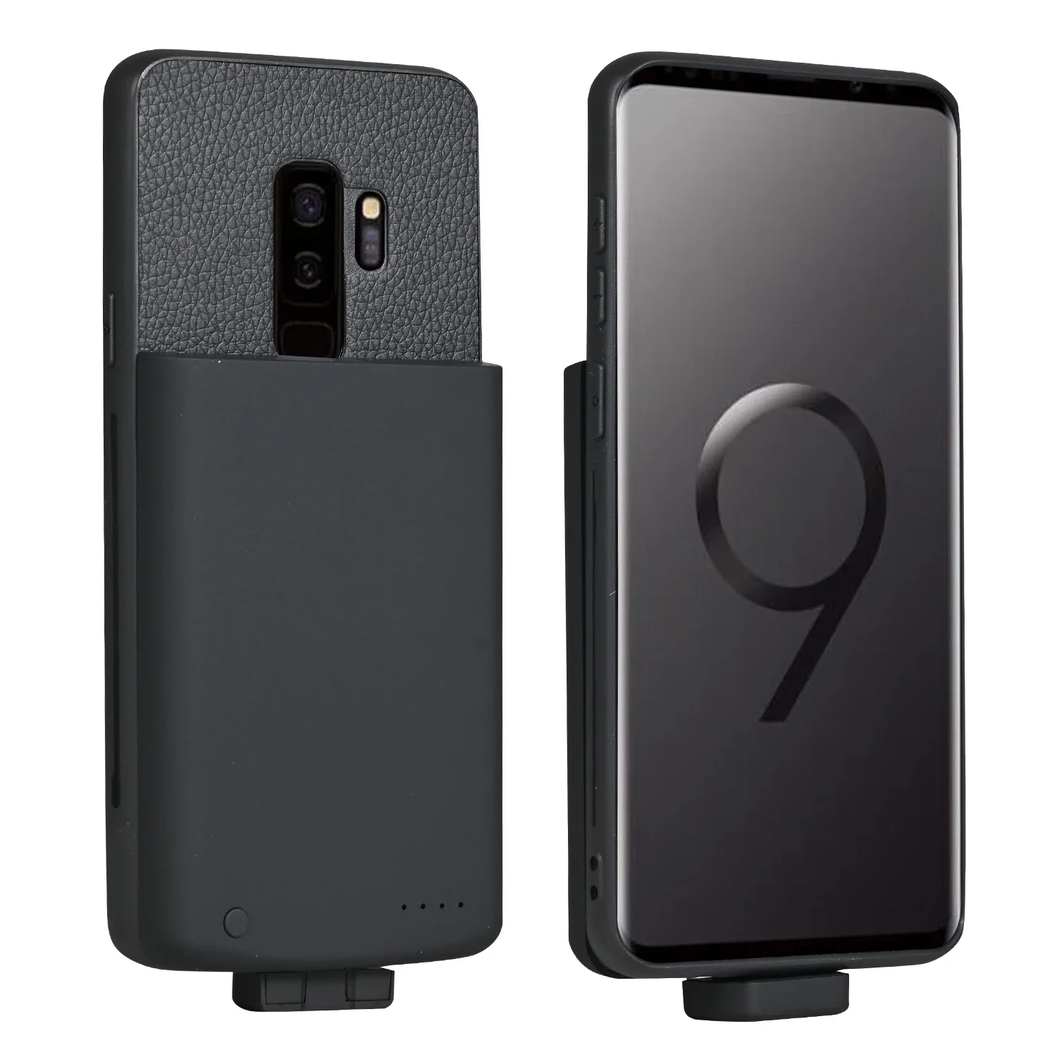 휴대용 충전기 보조베터리 커버, 삼성 갤럭시 S9 플러스 배터리 케이스, 5000mAh 마그네틱 보조배터리 외부 충전 케이스
