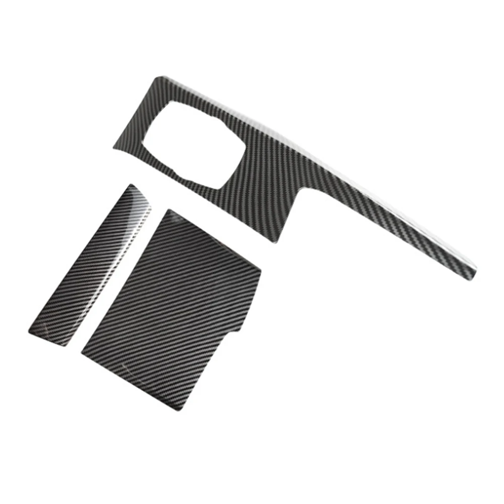 

For - 5 Series G30 2018-2022 Car Center Console Multimedia Panel Knob Cover Trim Frame Sticker Accessories,Carbon