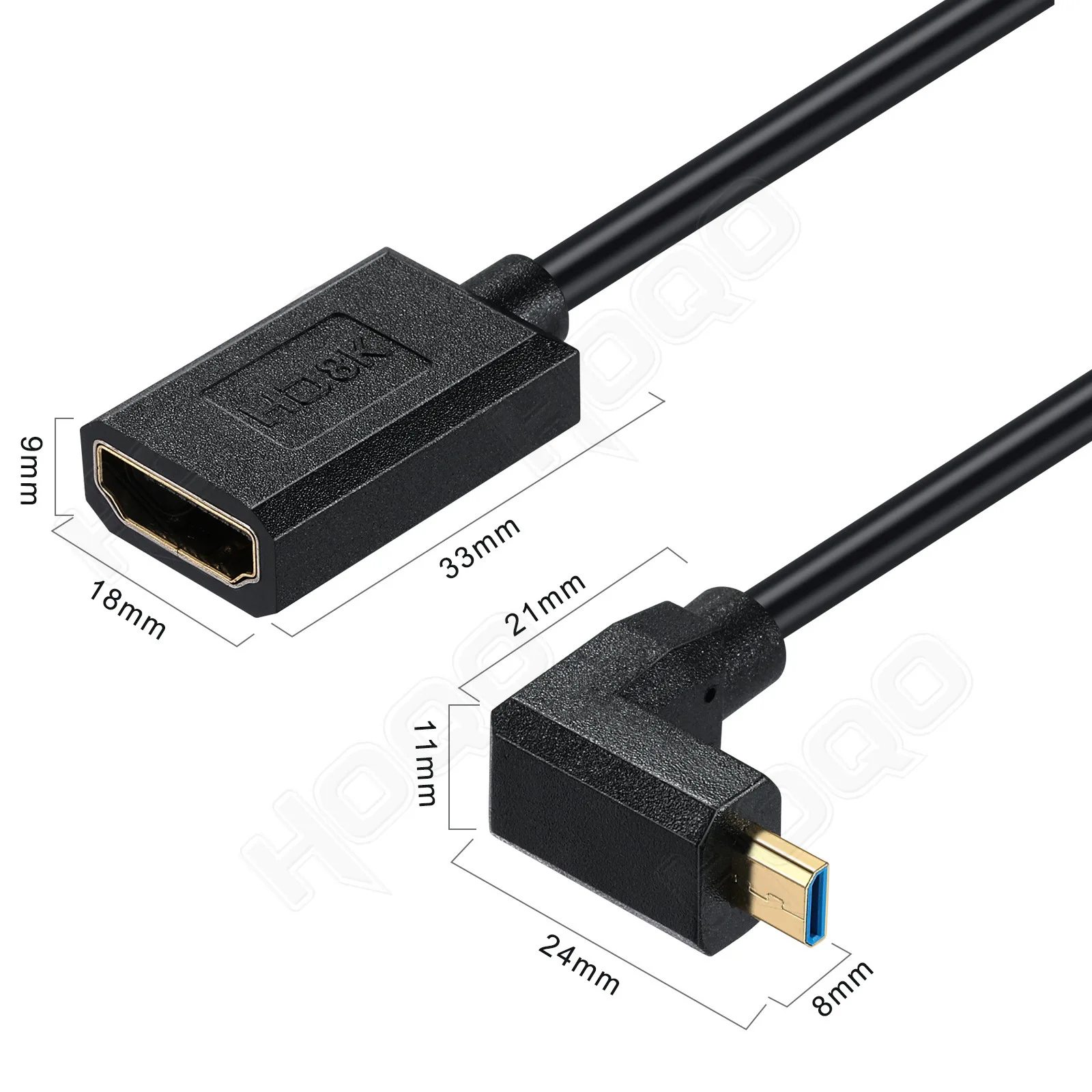 Рисунок 5 - 8K60Hz Micro HDMI-HDMI Женский тонкий кабель OD4