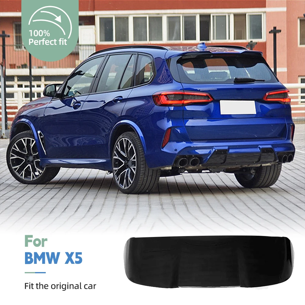 Fit For BMW X5 X5M 20192023 G05 Gloss Black Roof Spoiler Tail Lip Wing