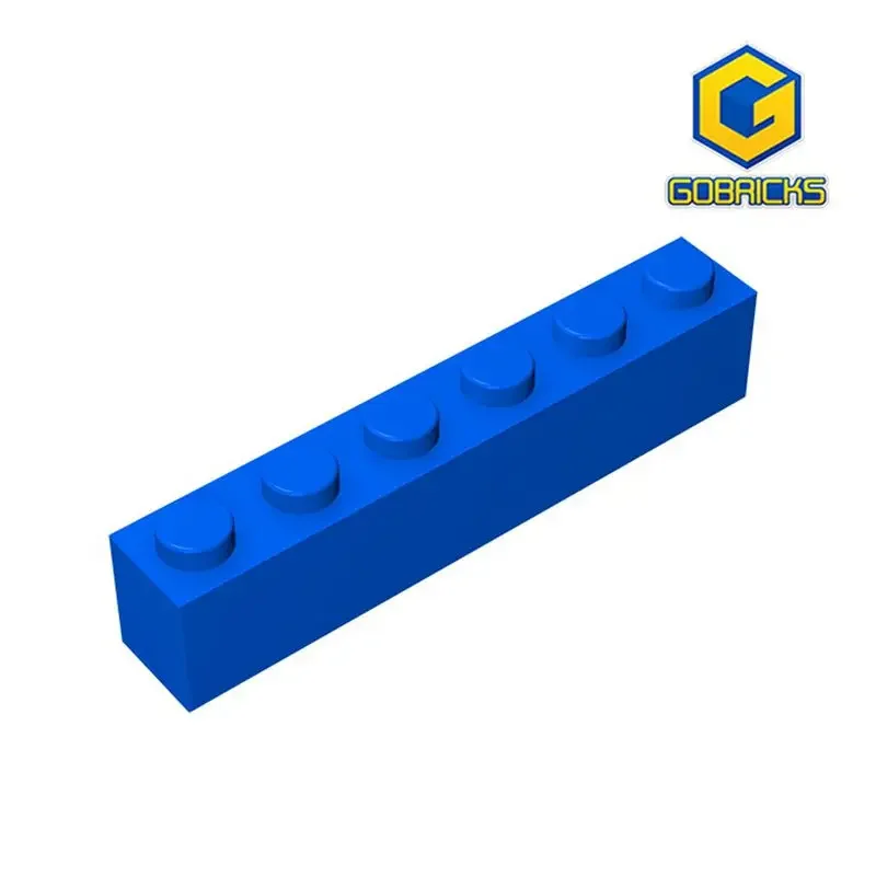 Gobricks GDS-535 Ziegel 1 x 6, kompatibel mit Lego 3009 Teilen, technischen DIY-Bausteinen für Kinder