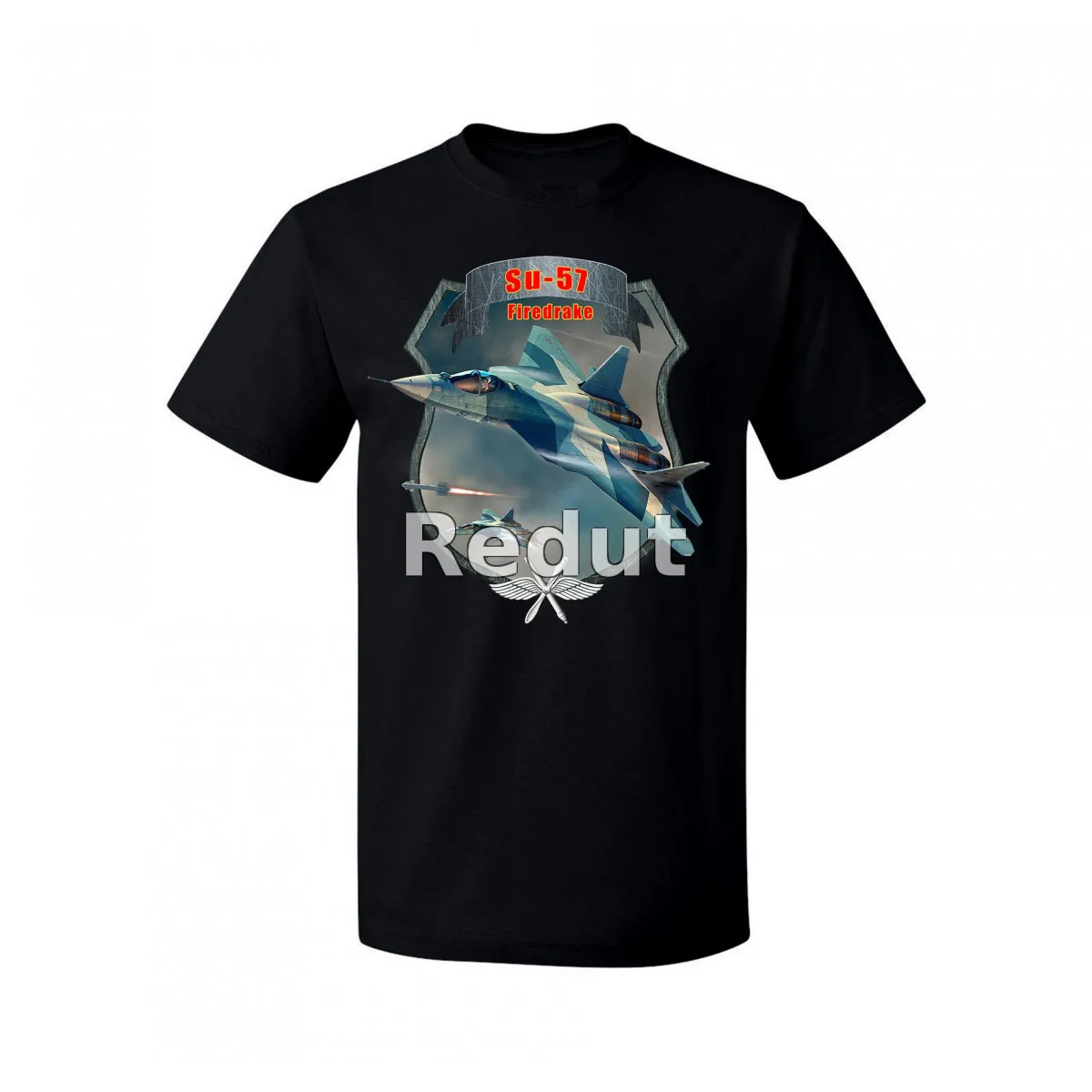 

Russian Aerospace Force Su-57 Firedrake stealth multirole fighter T Shirt. New 100% Cotton Short Sleeve O-Neck Casual T-shirts