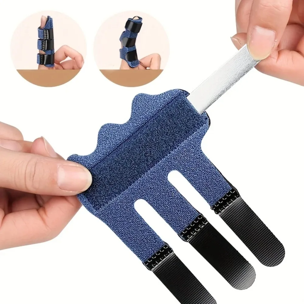 Finger Straightener Trigger Finger Splint Adjustable Durable Adjustable Fixing Belt Colorful Hand Splint