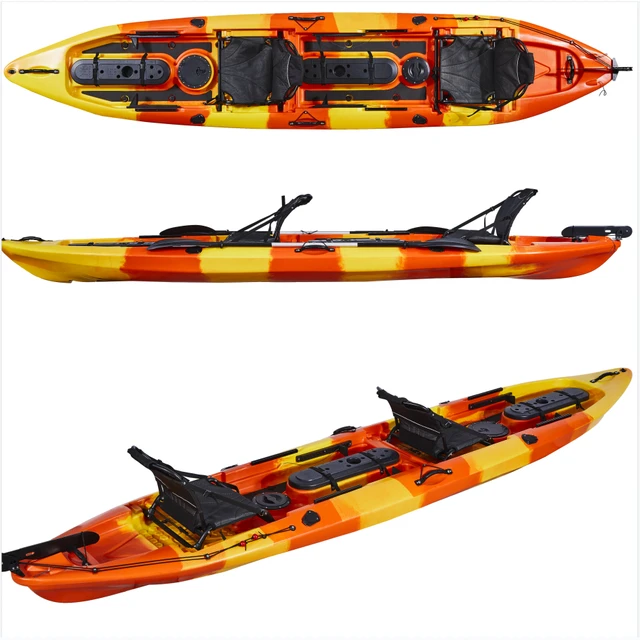 Kayak De Pesca Kayak Double Seat Fishing With Rudder For Sale Pick Up At  The Port - AliExpress