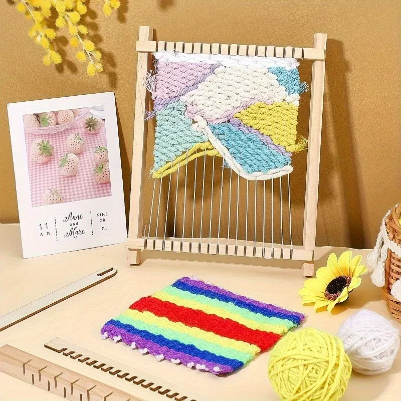 Wooden Weaving Loom Kit 2