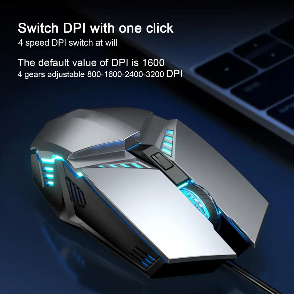 

Desktop Mouse Professional 1.8m Cable Ergonomic High Sensitivity Optical Game Mouse PC Accessories