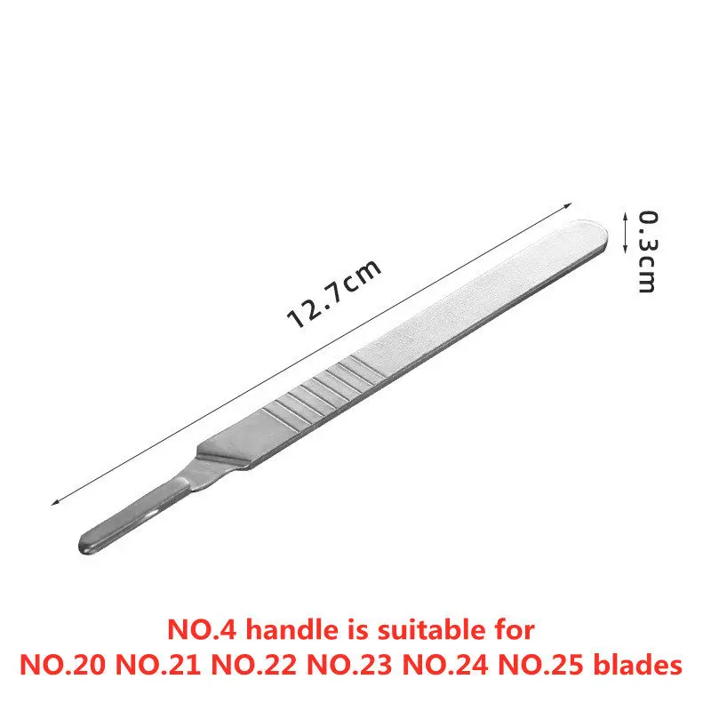 20-100pcs NO.20-NO.25 Sterile Medical Surgical Blades for Cutting Phone PCB Repair DIY Carving Animal Eyebrow Scalpel Knife 2