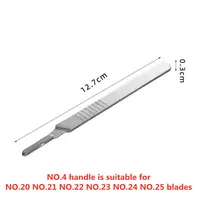 20-100pcs NO.20-NO.25 Sterile Medical Surgical Blades for Cutting Phone PCB Repair DIY Carving Animal Eyebrow Scalpel Knife 2